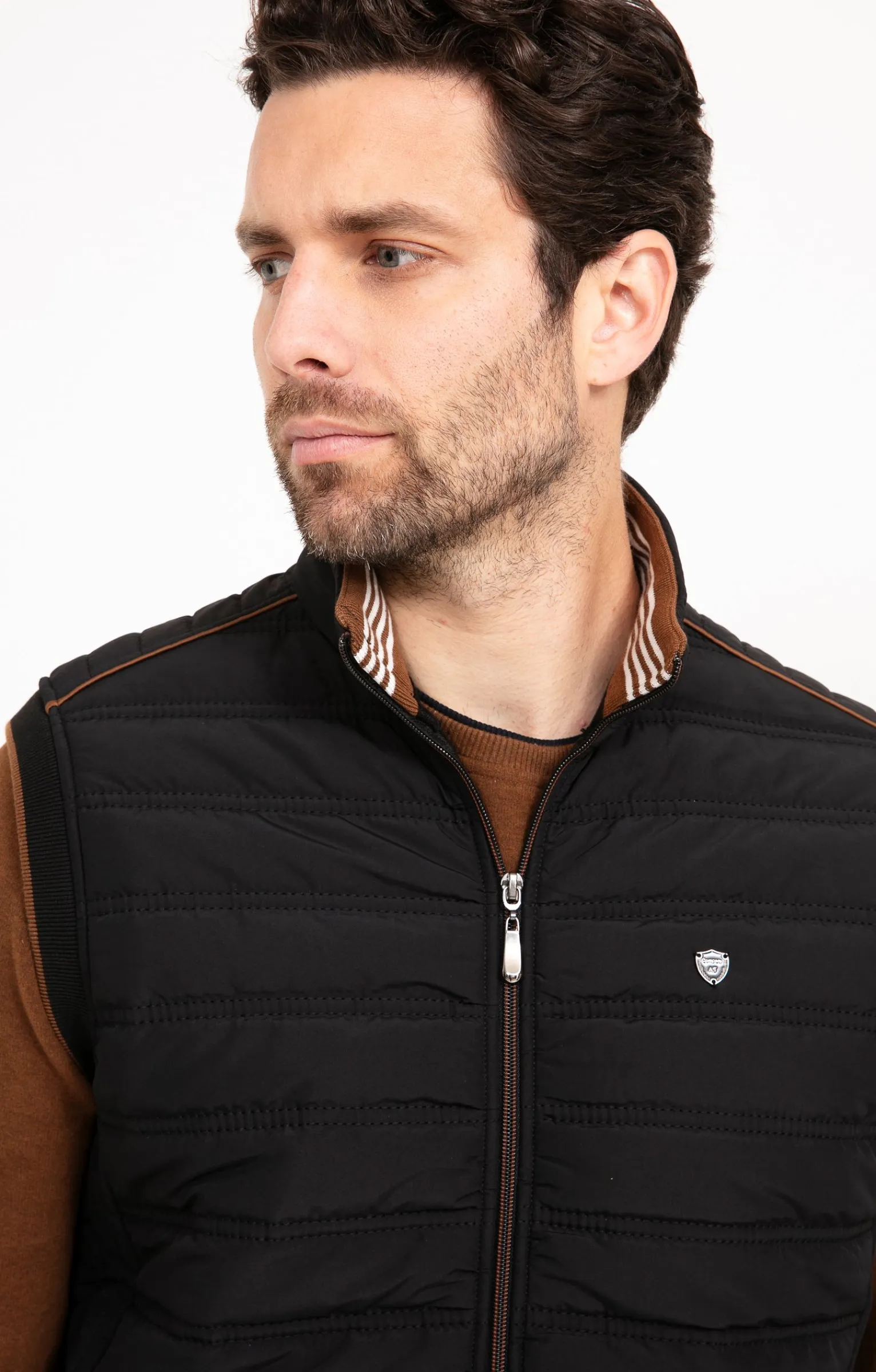 Pulls & Gilets<Armand Thiery Gilet sans manches Nautical - Noir