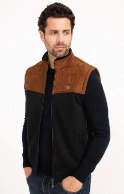 Pulls & Gilets<Armand Thiery Gilet sans manches Top suedy - Marine