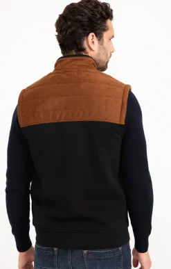 Pulls & Gilets<Armand Thiery Gilet sans manches Top suedy - Marine