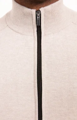 Pulls & Gilets<Armand Thiery Gilet uni détails camel - Beige