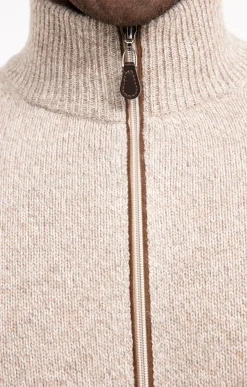 Pulls & Gilets<Armand Thiery Gilet uni en laine - Beige