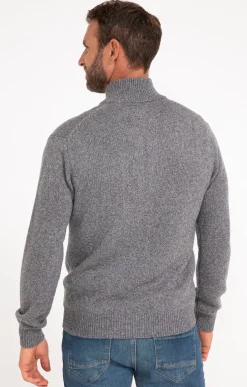 Pulls & Gilets<Armand Thiery Gilet uni en laine - Grismoyen