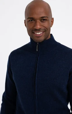 Pulls & Gilets<Armand Thiery Gilet uni zippé - Bleudur