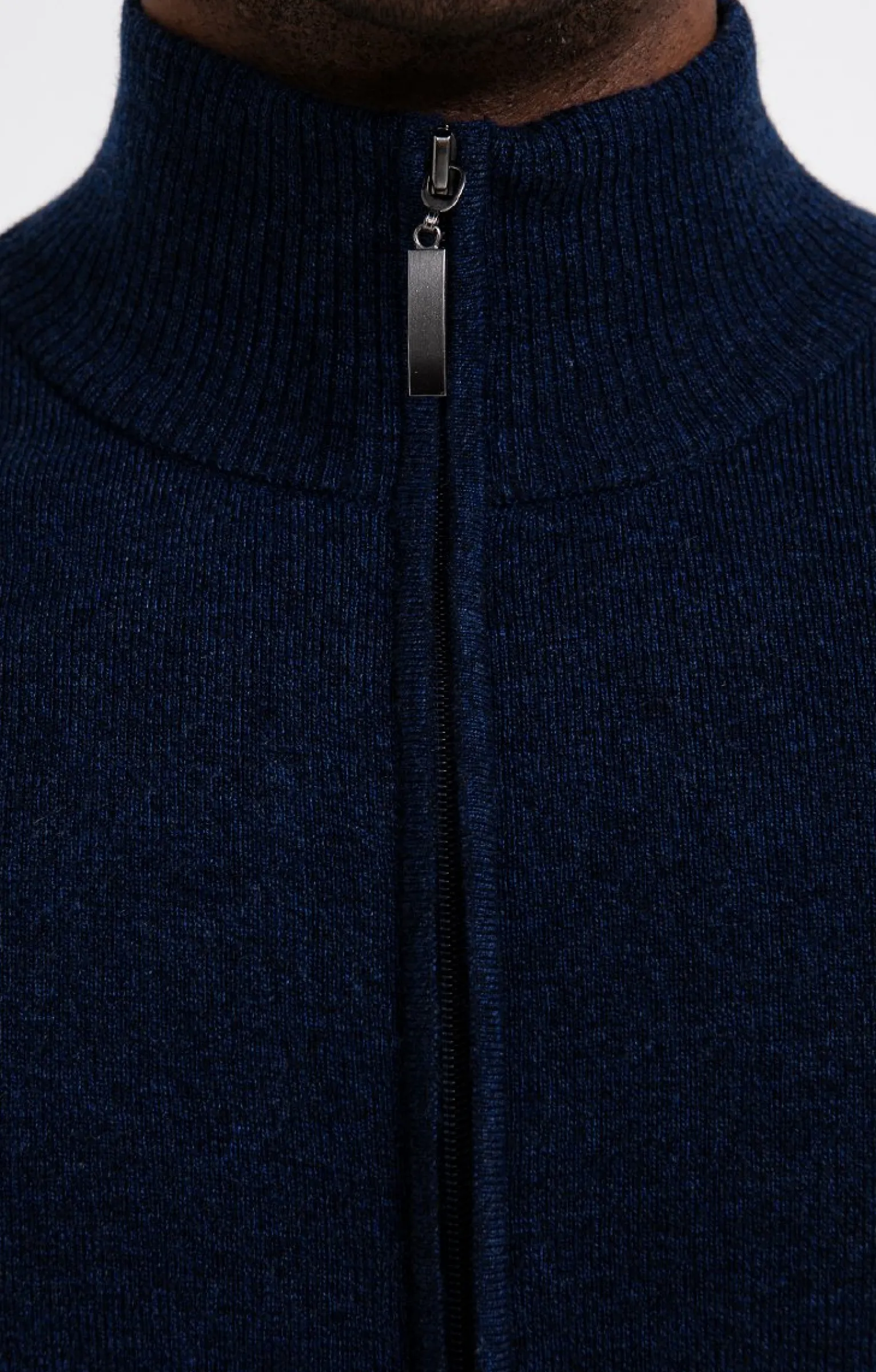 Pulls & Gilets<Armand Thiery Gilet uni zippé - Bleudur