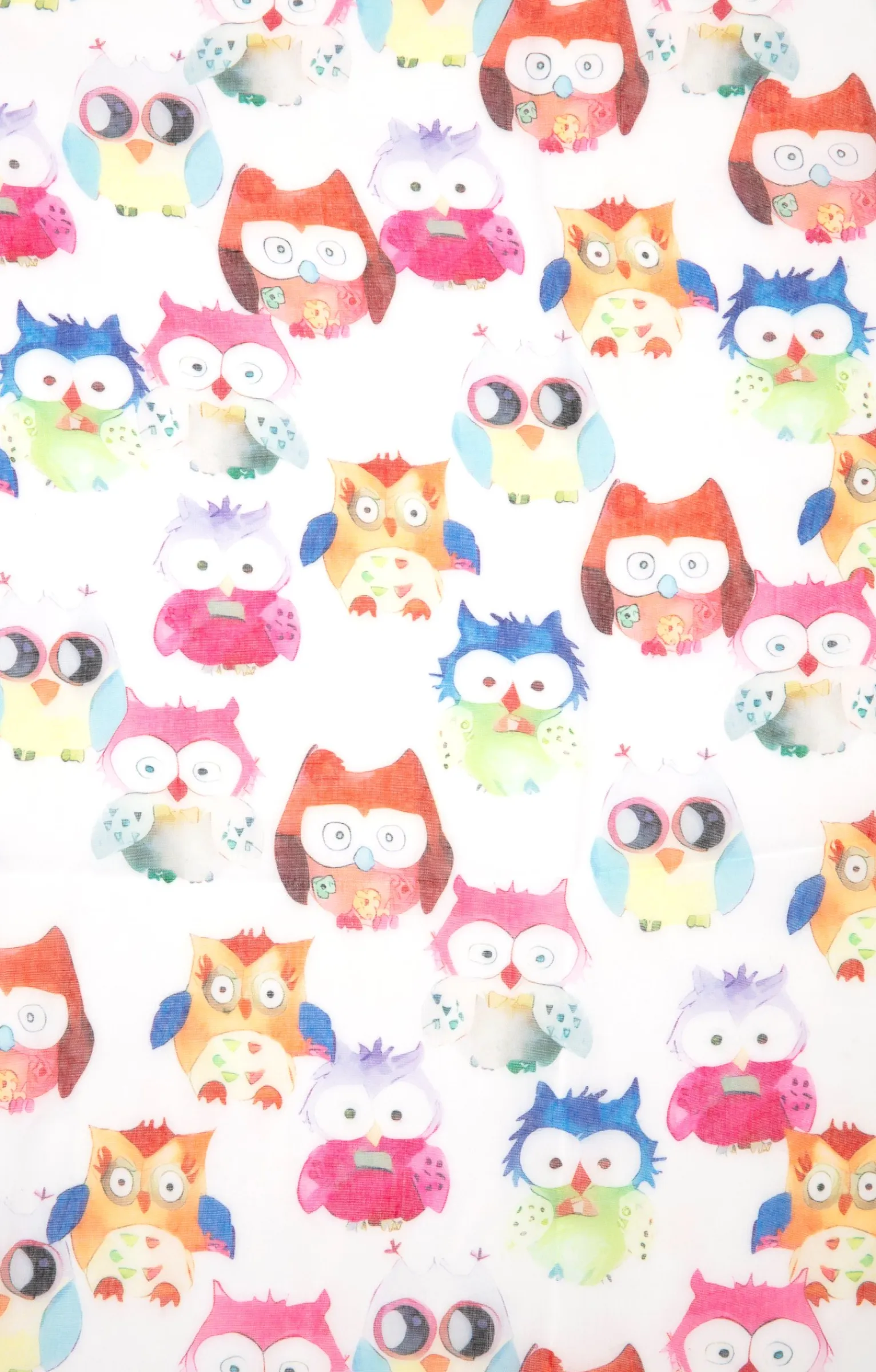 Accessoires<Armand Thiery Grand foulard léger motif hibou - Multicolore