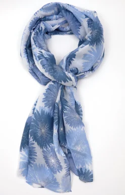 Accessoires<Armand Thiery Grand voile léger imprimé - Bleuciel