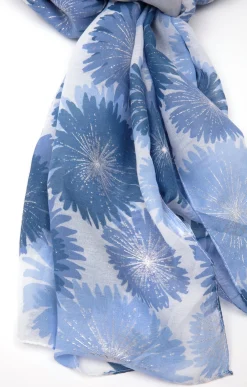 Accessoires<Armand Thiery Grand voile léger imprimé - Bleuciel