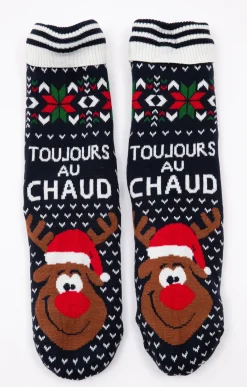 Accessoires<Armand Thiery Grosses chaussettes chaud - Marine