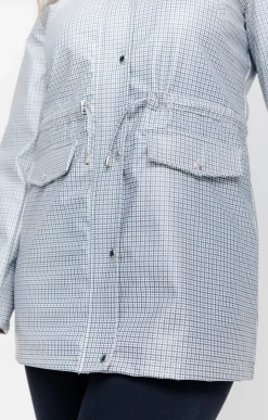 Impers & Parkas<Armand Thiery Imperméable en gomme à imprimé fantaisie - Marine
