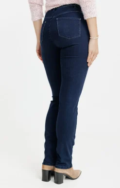 Pantalons<Armand Thiery Jean droit détail strass poche - Bleu