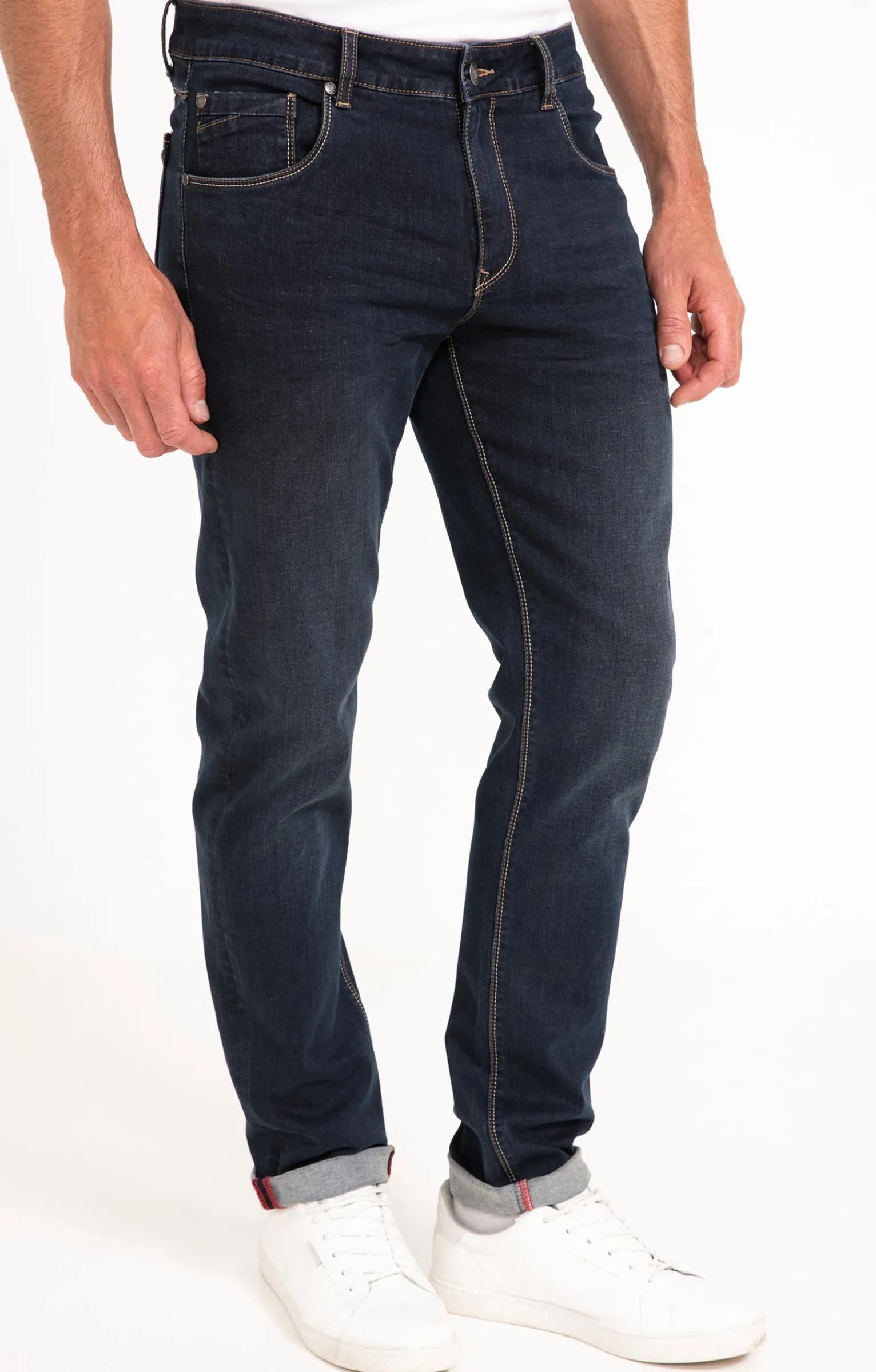 Jeans<Armand Thiery Jean Stripy - Bleu