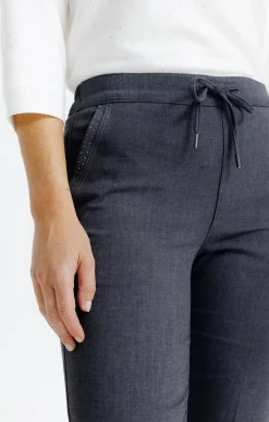 Pantalons<Armand Thiery Jogging avec viscose - Anthracite