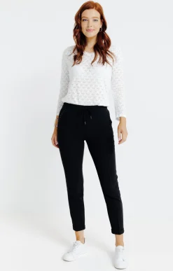 Pantalons<Armand Thiery Jogging avec viscose - Noir