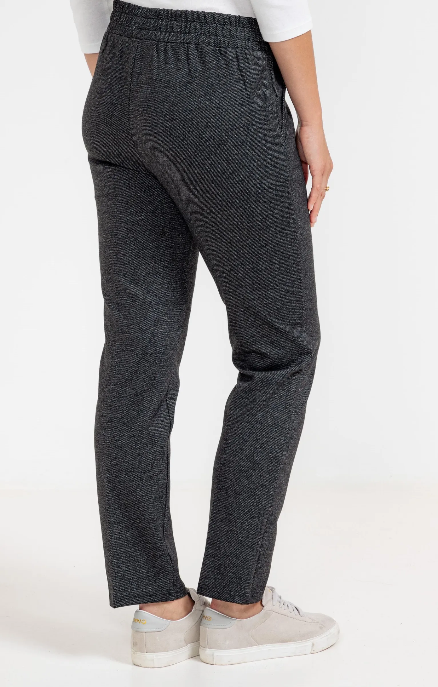 Pantalons<Armand Thiery Jogging milano chiné - Anthracite