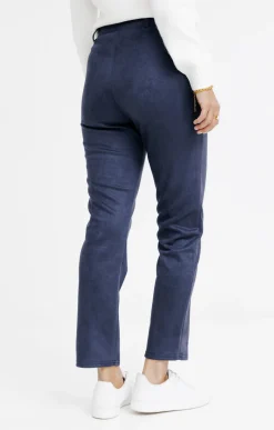 Pantalons<Armand Thiery legging suédine détail clous - Marine