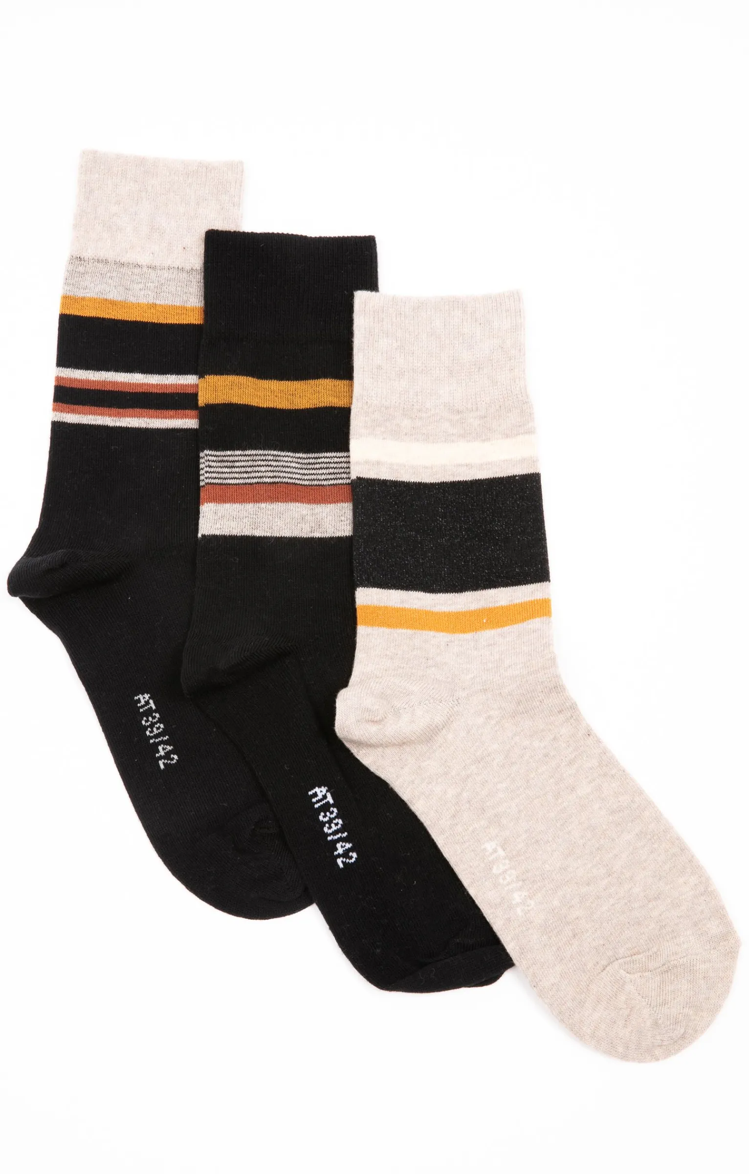 Sous-vêtements & Nuit<Armand Thiery Lot de 3 paires chaussettes AO DEGRADE - Noir