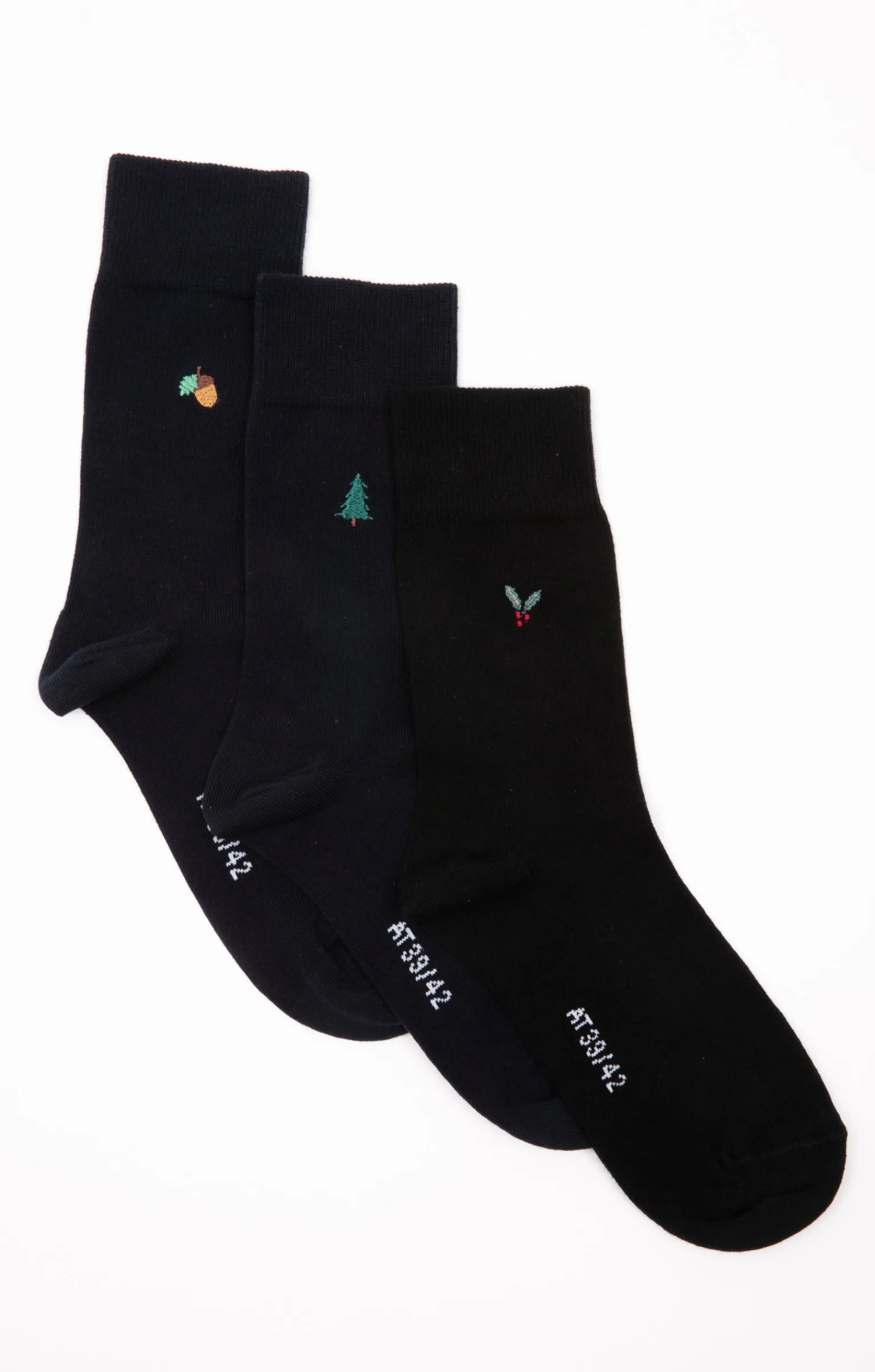 Sous-vêtements & Nuit<Armand Thiery Lot de 3 paires chaussettes HIVER BROD - Noir