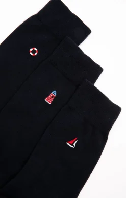 Sous-vêtements & Nuit<Armand Thiery Lot de 3 paires de chaussettes Nautic - Marine