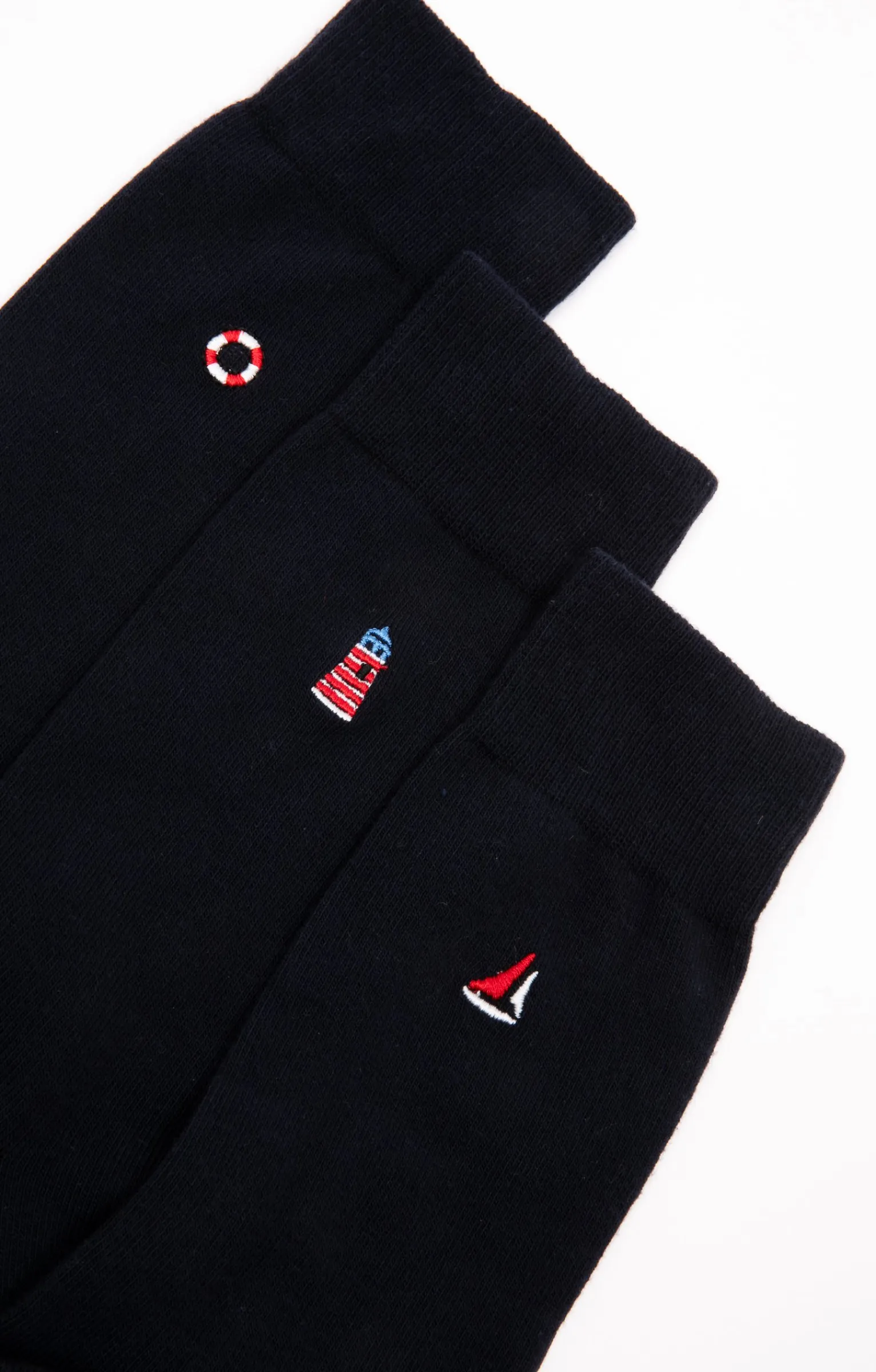 Sous-vêtements & Nuit<Armand Thiery Lot de 3 paires de chaussettes Nautic - Marine