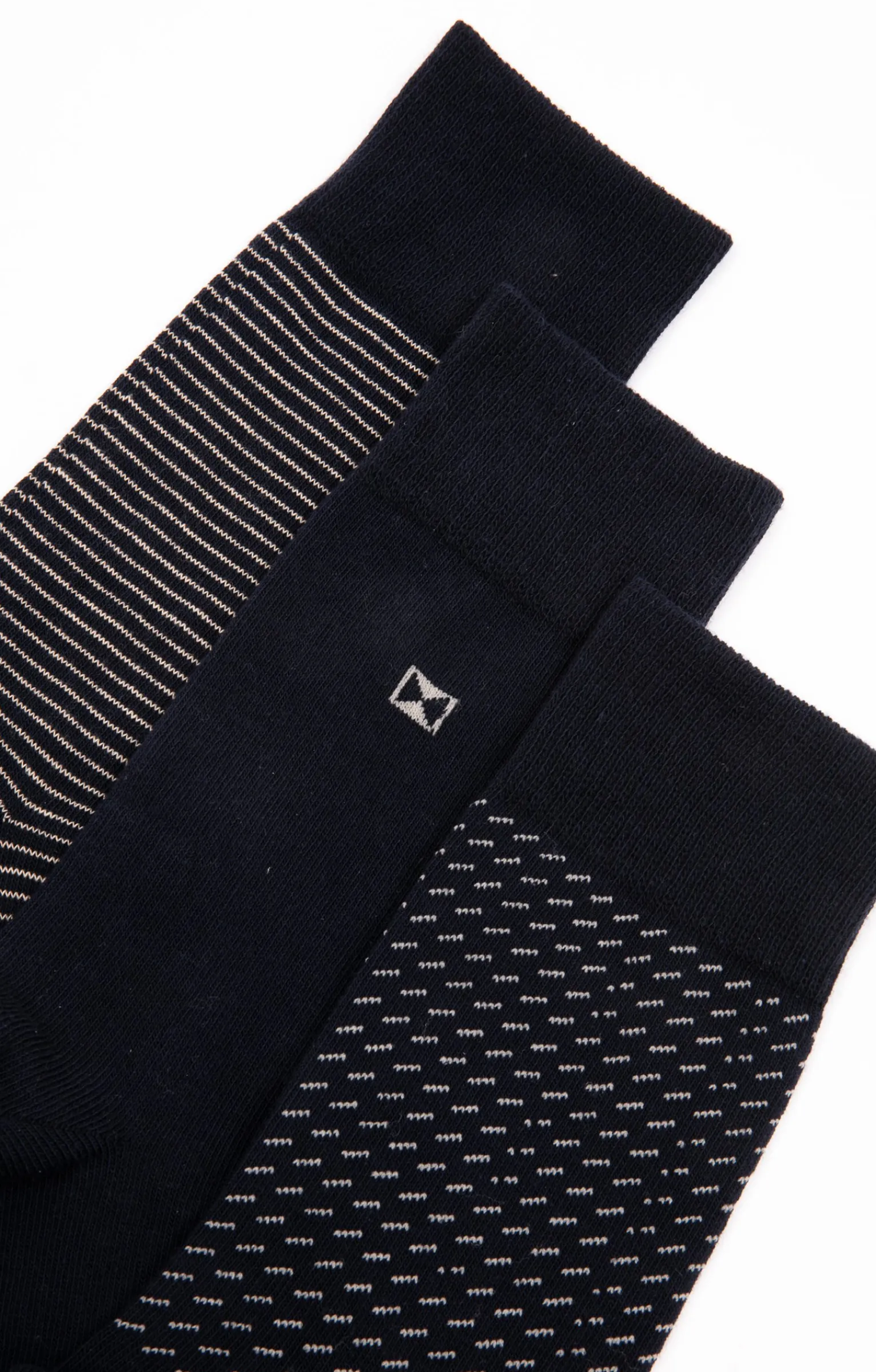 Sous-vêtements & Nuit<Armand Thiery Lot de 3 paires de chaussettes TRAIT FIN - Marine