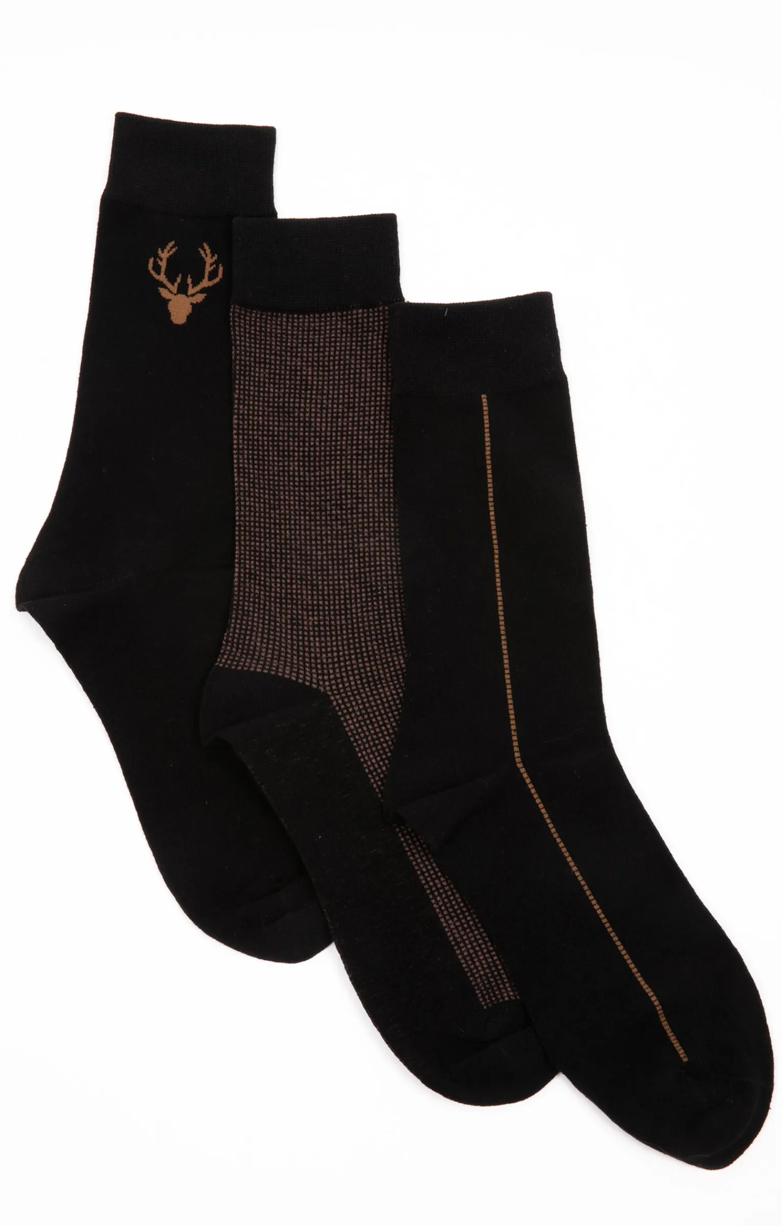 Sous-vêtements & Nuit<Armand Thiery Lot de 3 paires de chaussettes STAG - Noir