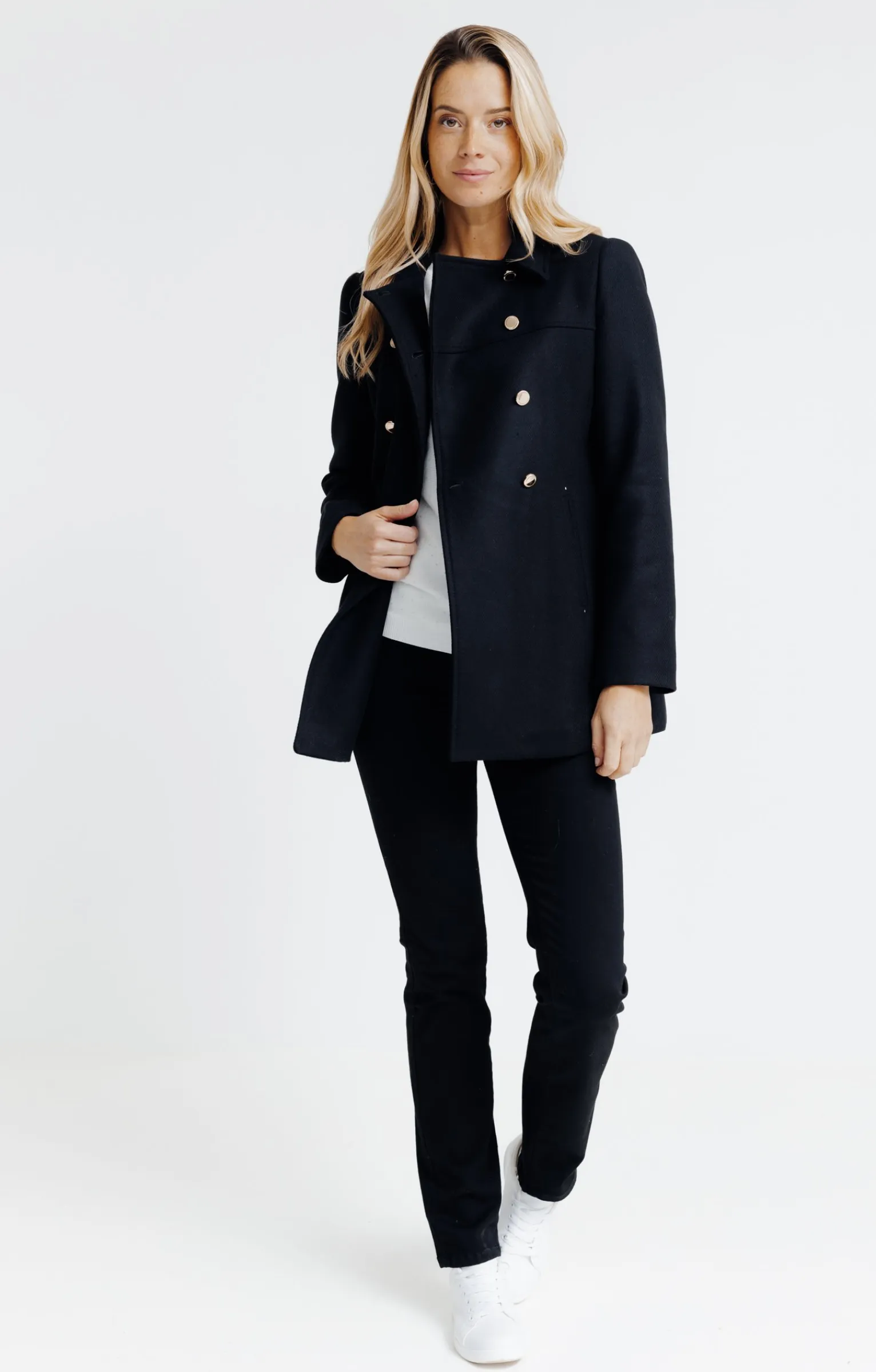 Manteaux<Armand Thiery Manteau à fermeture croisée - Noir