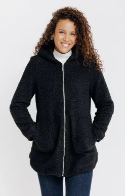 Manteaux<Armand Thiery Manteau avec capuche - Noir