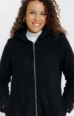 Manteaux<Armand Thiery Manteau avec capuche - Noir