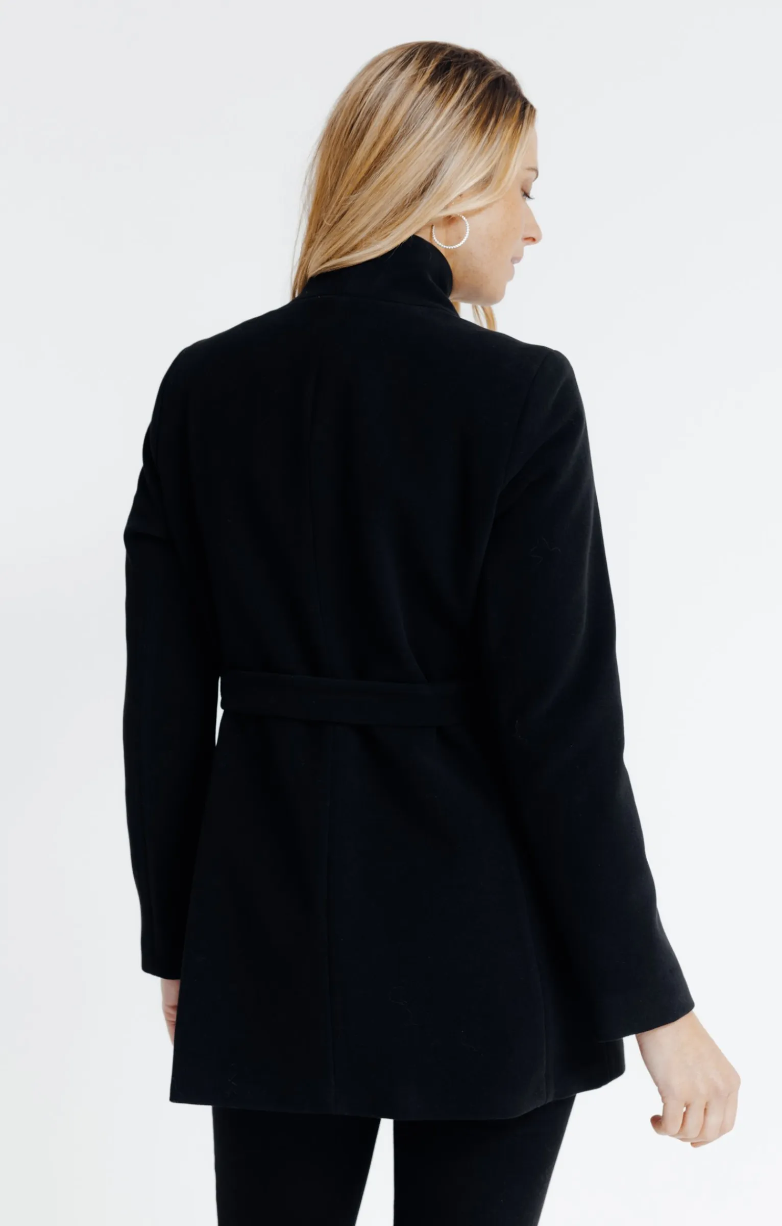 Manteaux<Armand Thiery Manteau ceinturé - Noir