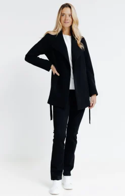 Manteaux<Armand Thiery Manteau ceinturé - Noir