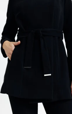 Manteaux<Armand Thiery Manteau ceinturé - Noir
