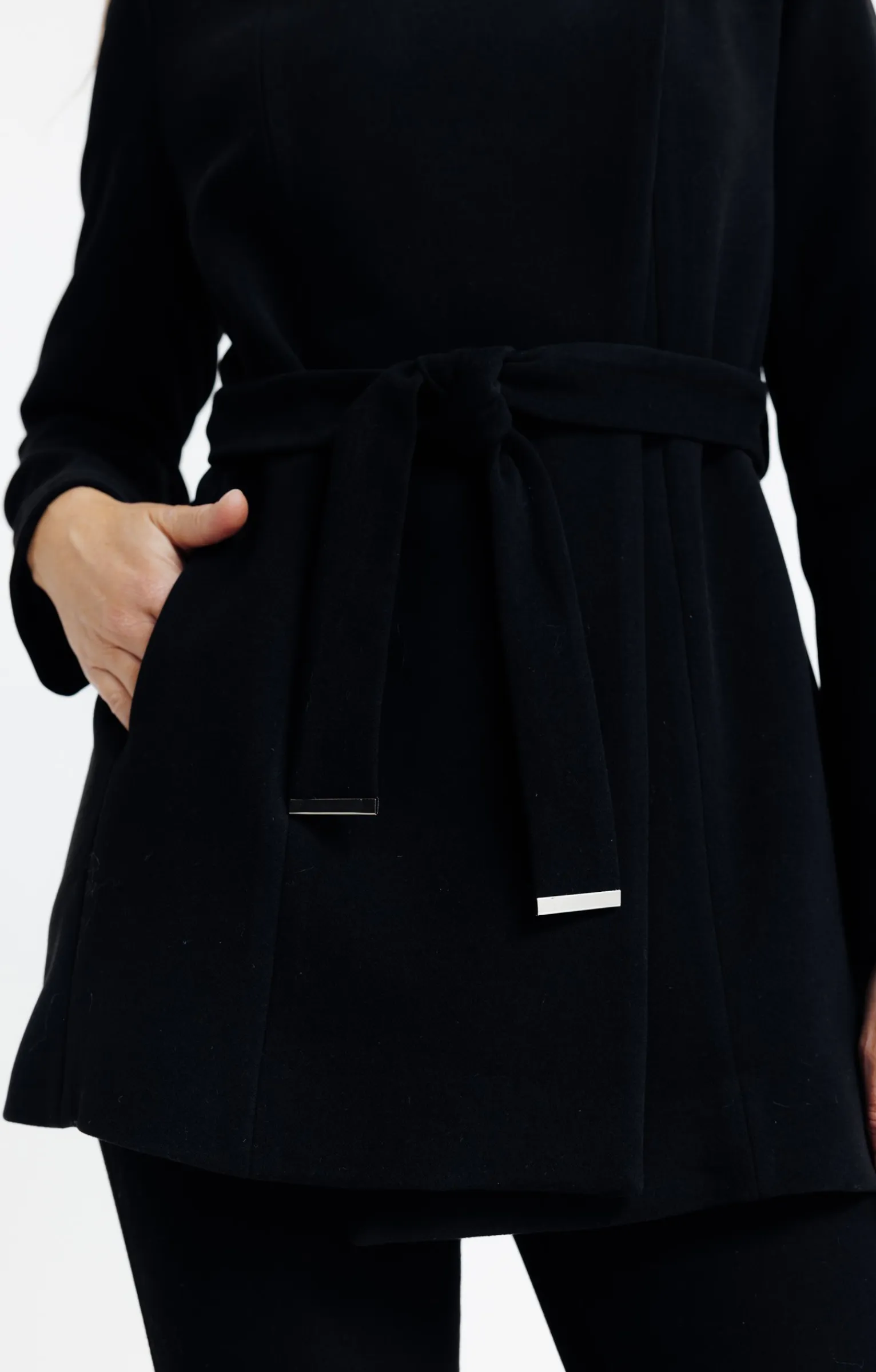 Manteaux<Armand Thiery Manteau ceinturé - Noir