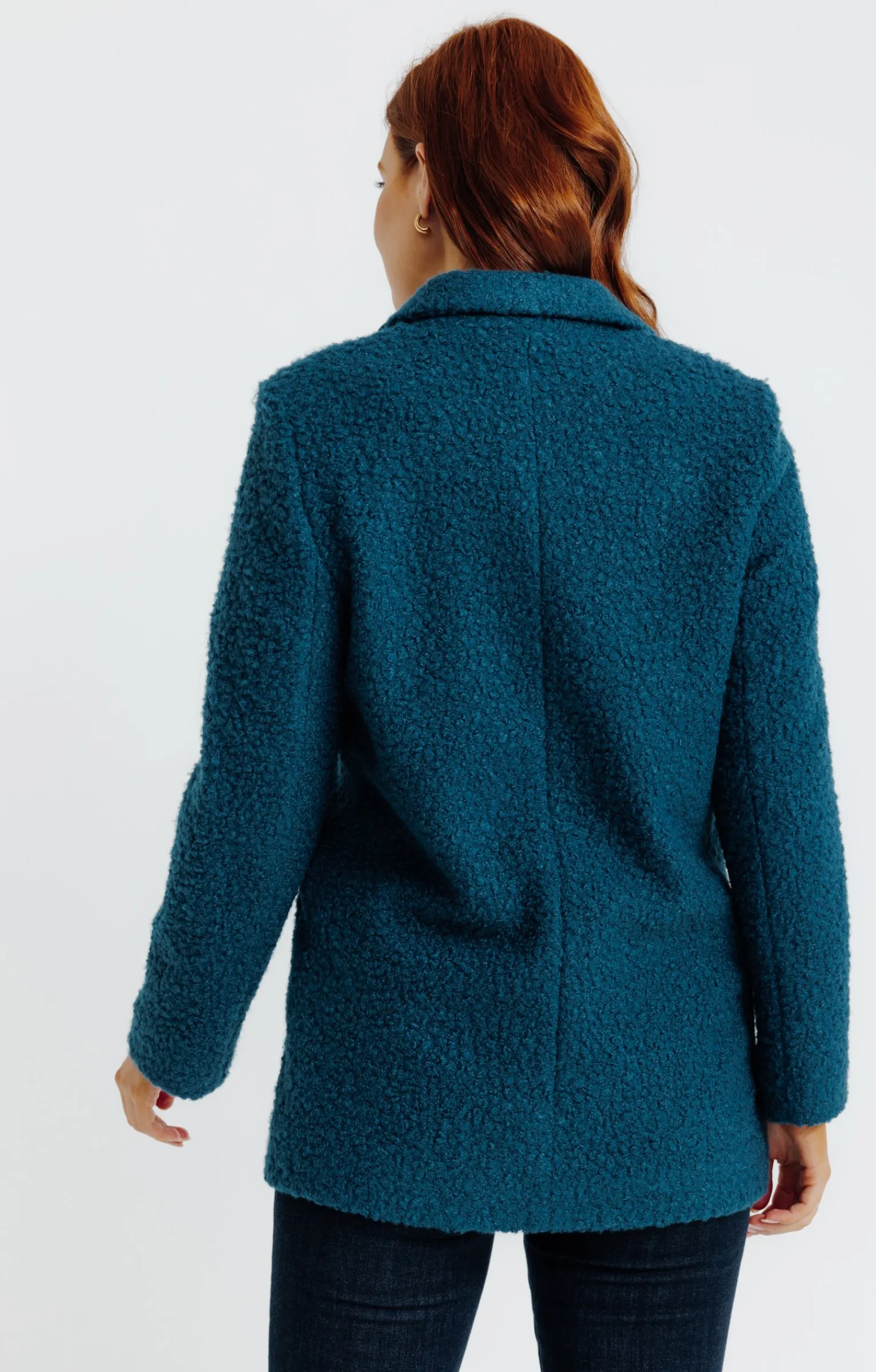 Manteaux<Armand Thiery Manteau court col tailleur - Pétrole