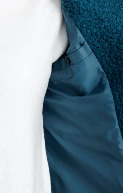 Manteaux<Armand Thiery Manteau court col tailleur - Pétrole