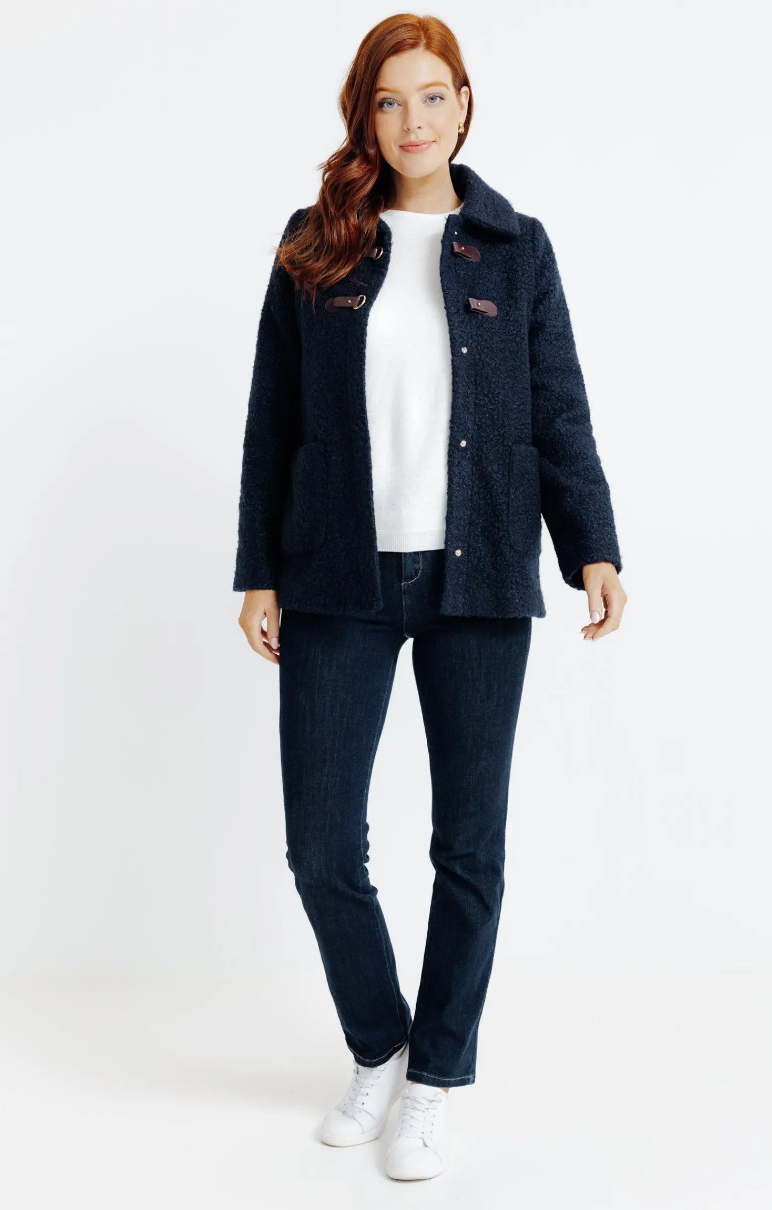 Manteaux<Armand Thiery Manteau court doublé - Marine