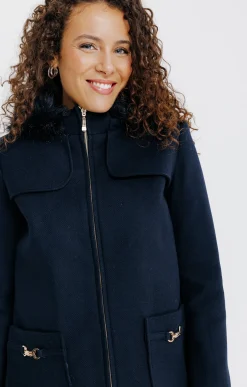 Manteaux<Armand Thiery Manteau esprit duffle - Marine