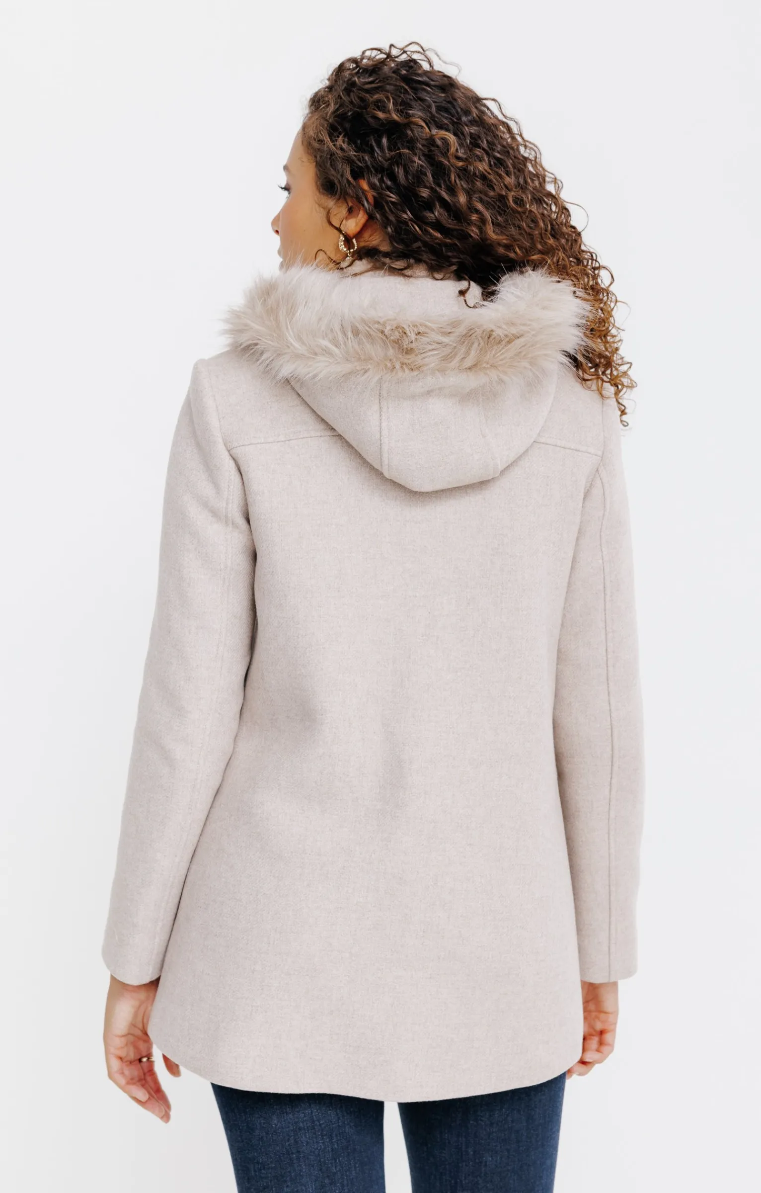 Manteaux<Armand Thiery Manteau esprit duffle - Grège