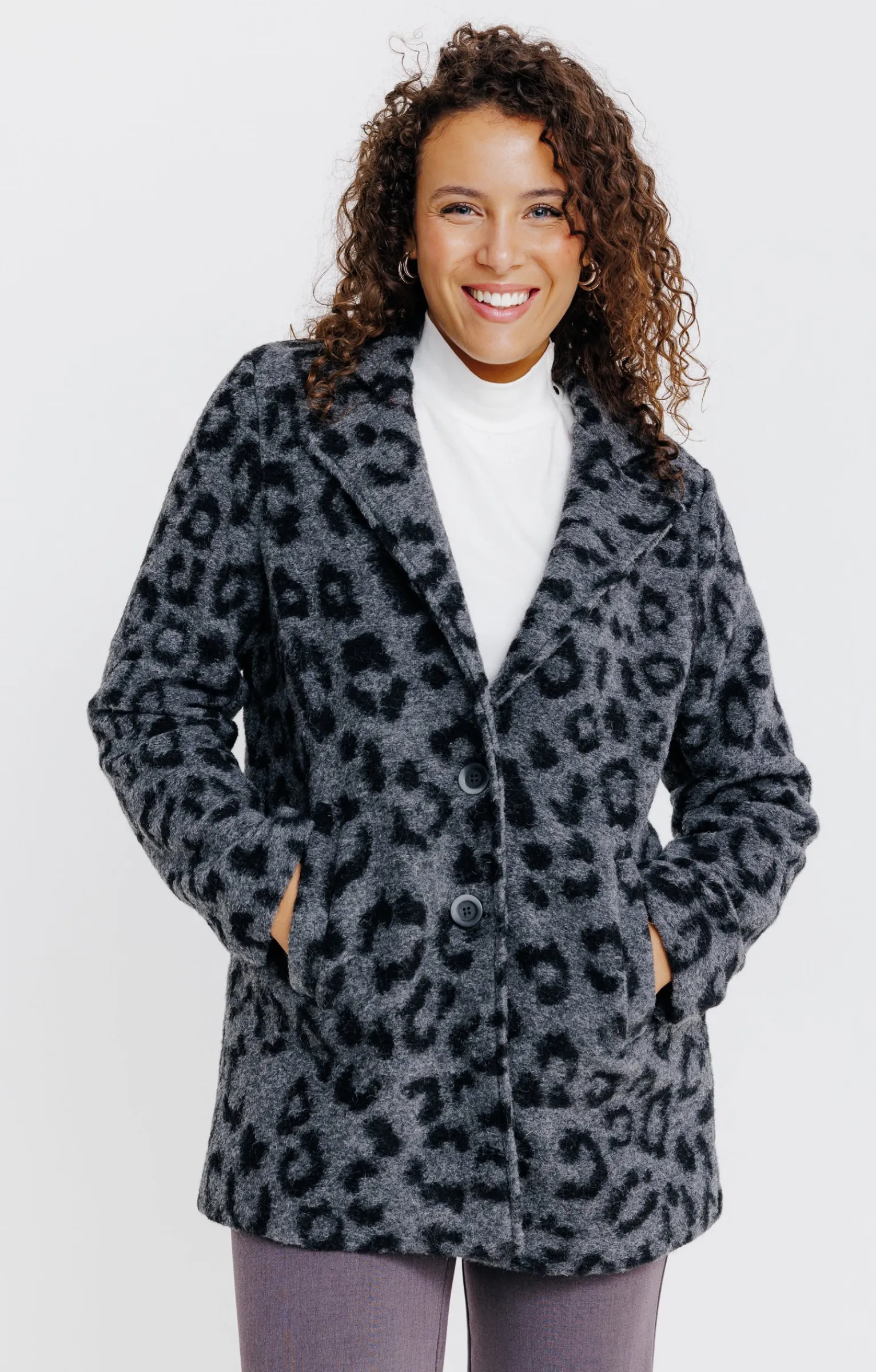Manteaux<Armand Thiery Manteau imprimé fantaisie - Grismoyen