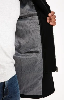 Manteaux<Armand Thiery Manteau mi-long BLACK M - Noir
