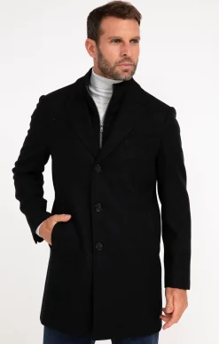 Manteaux<Armand Thiery Manteau mi-long BLUGAUFRE - Marine