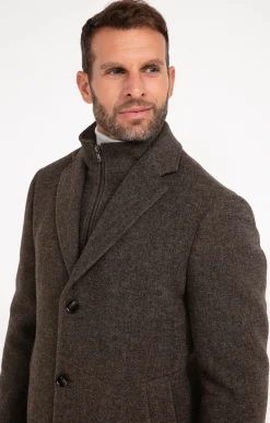 Manteaux<Armand Thiery Manteau mi-long BROWNIE - Marron