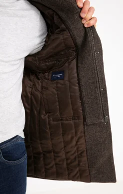 Manteaux<Armand Thiery Manteau mi-long BROWNIE - Marron