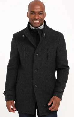 Manteaux<Armand Thiery Manteau mi-long SAEDARK - Anthracite