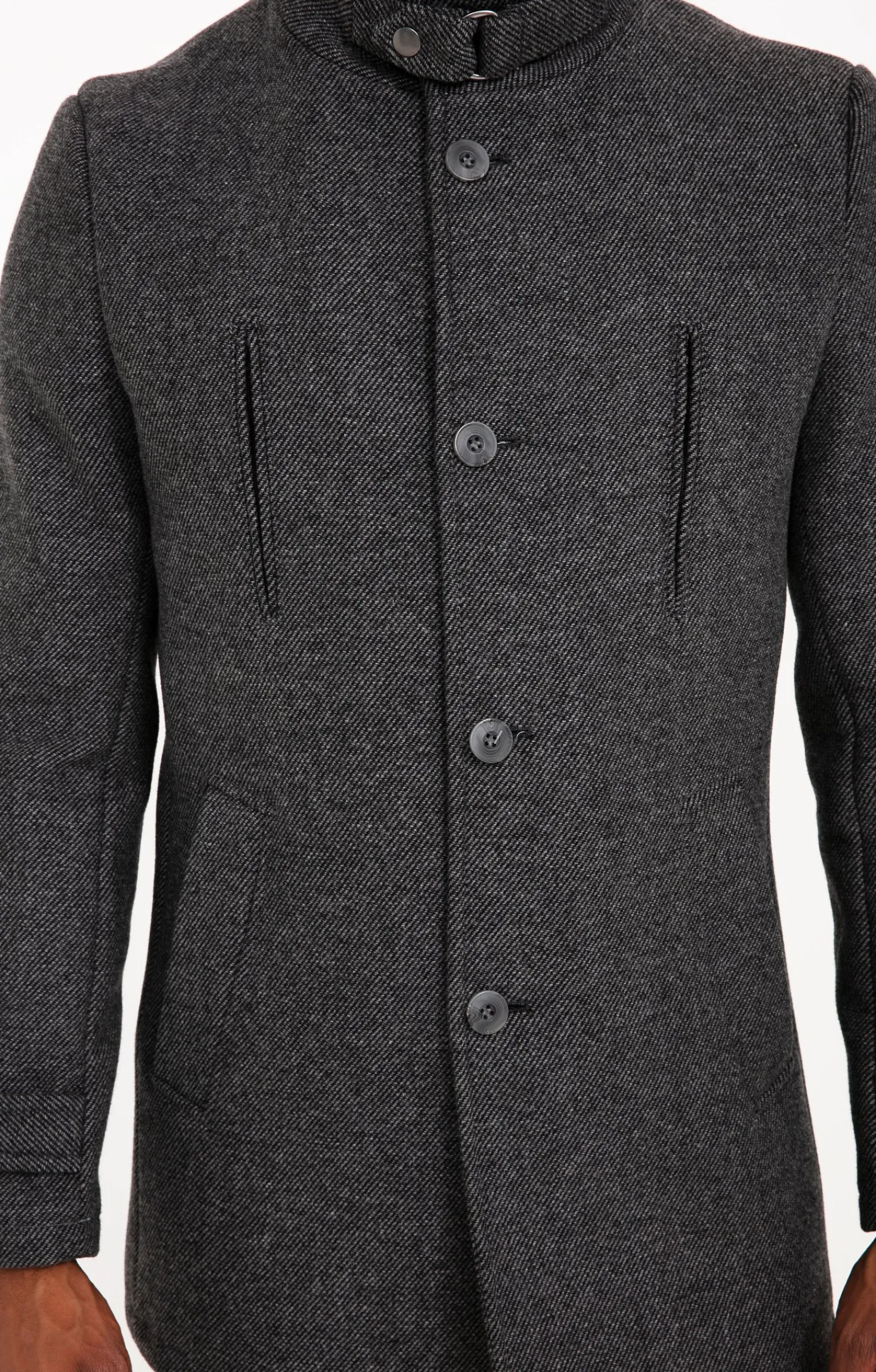 Manteaux<Armand Thiery Manteau mi-long SAELO - Grismoyen
