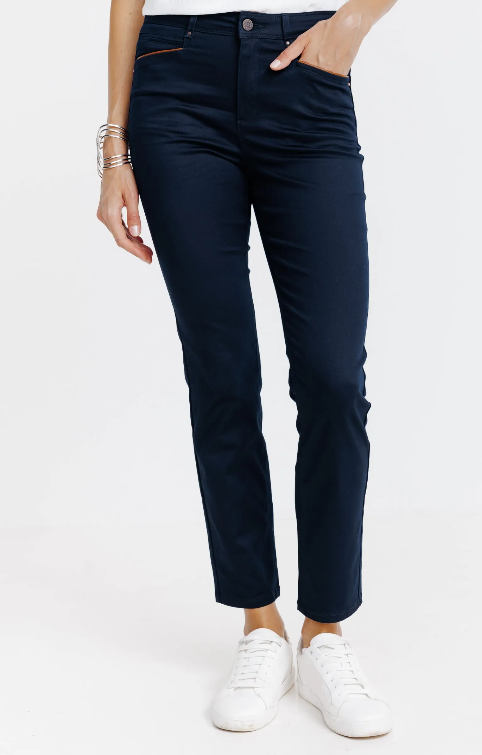 Pantalons<Armand Thiery Pantalon - Marine