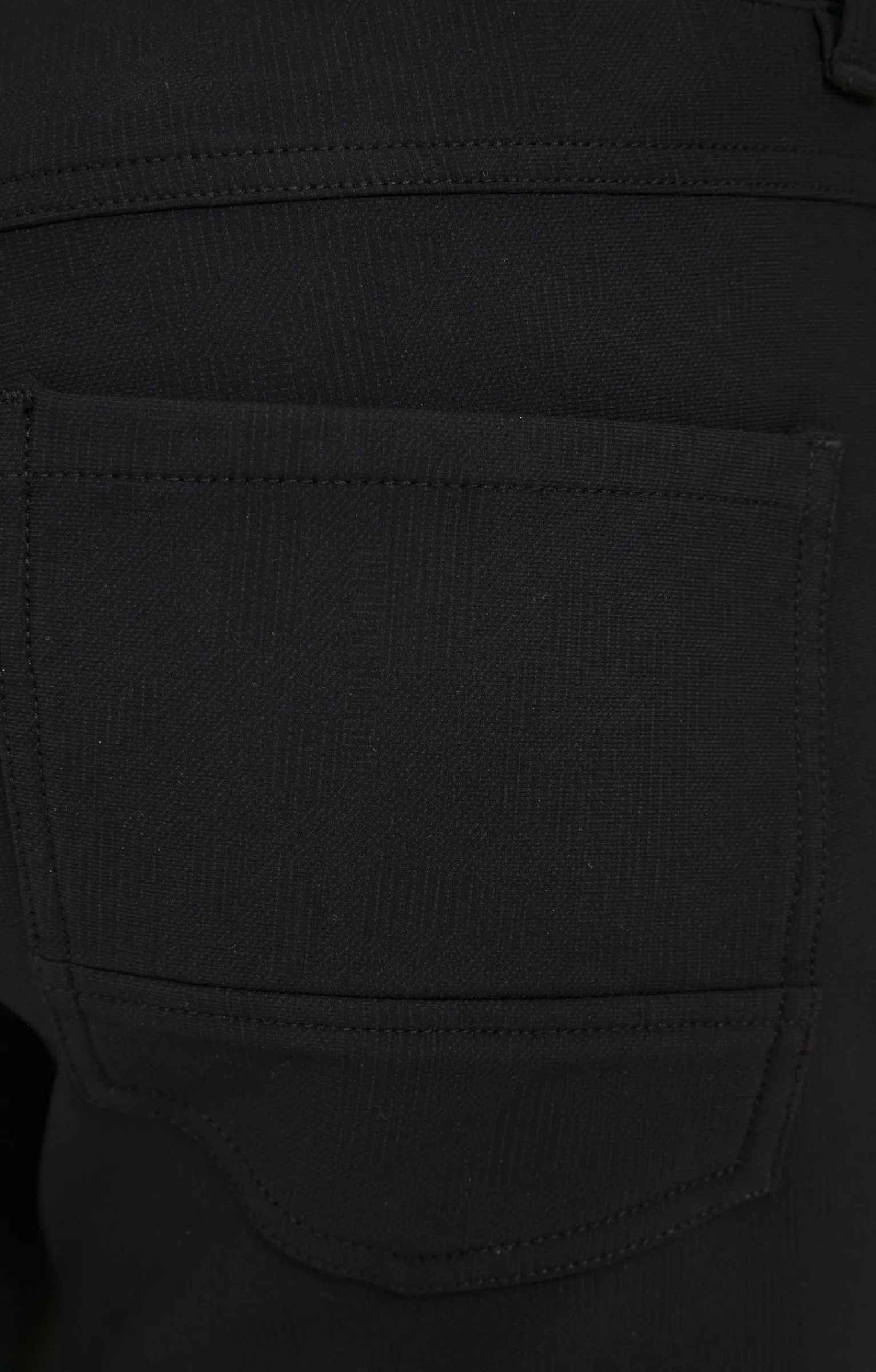 Pantalons<Armand Thiery Pantalon 5 poches Biface - Noir