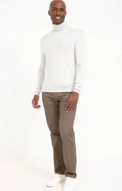 Pantalons<Armand Thiery Pantalon 5 poches imprimé Gary - Taupe