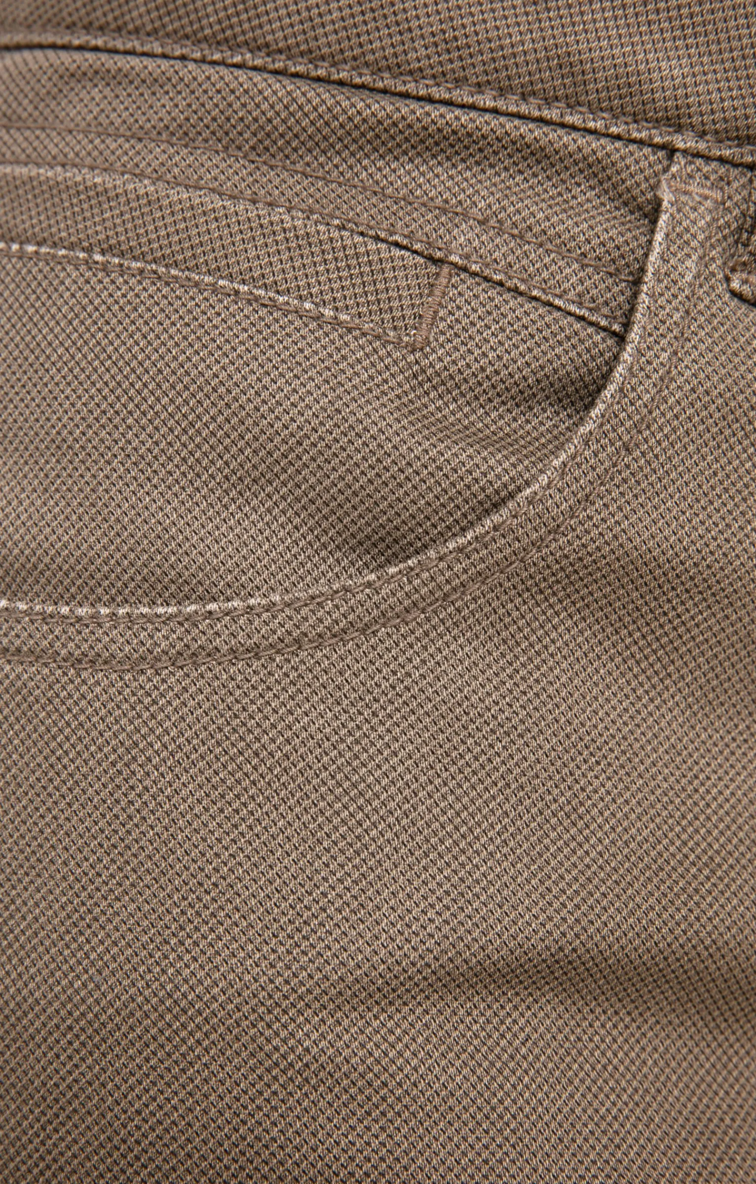 Pantalons<Armand Thiery Pantalon 5 poches imprimé Gary - Taupe