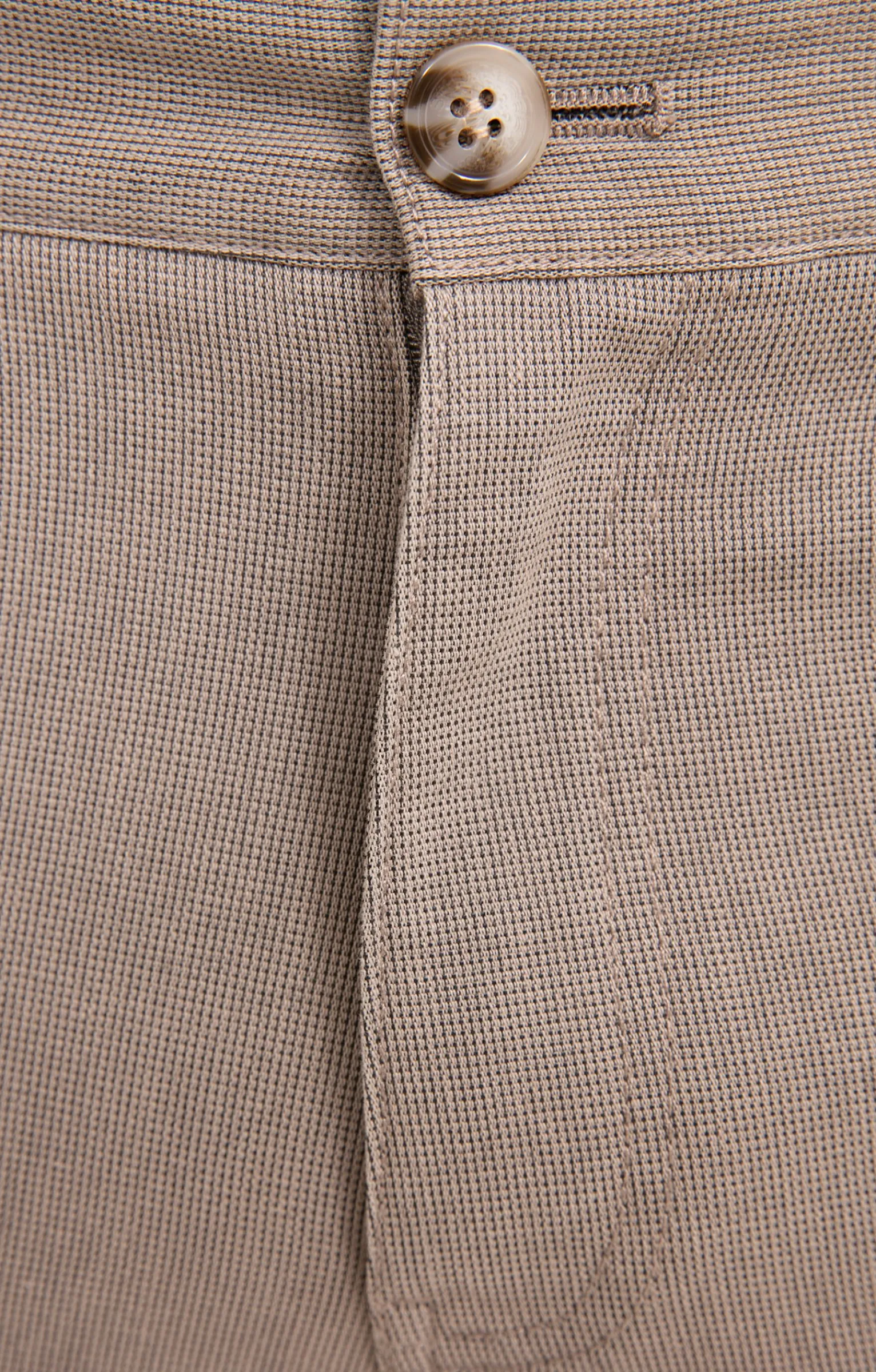 Pantalons<Armand Thiery Pantalon 5 poches Micro - Beige
