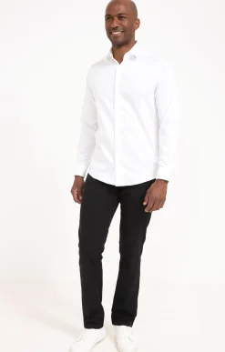 Pantalons<Armand Thiery Pantalon 5 poches Multico - Marine